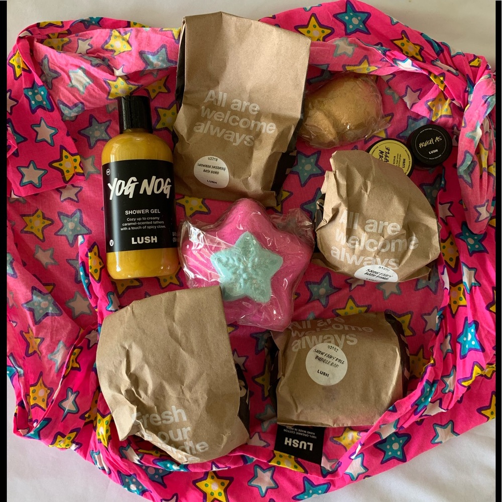 Lush goodie bag